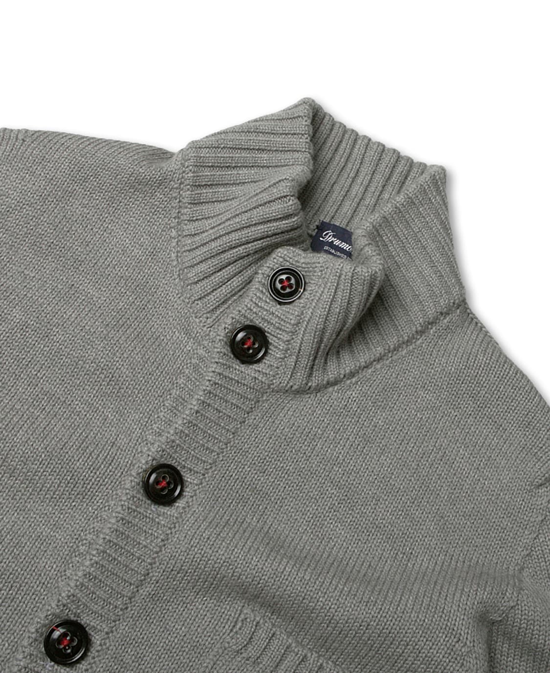 드루모어 [Drumohr] 슈퍼파인 메리노울 니트 이태리 버튼 가디건 상품이미지2