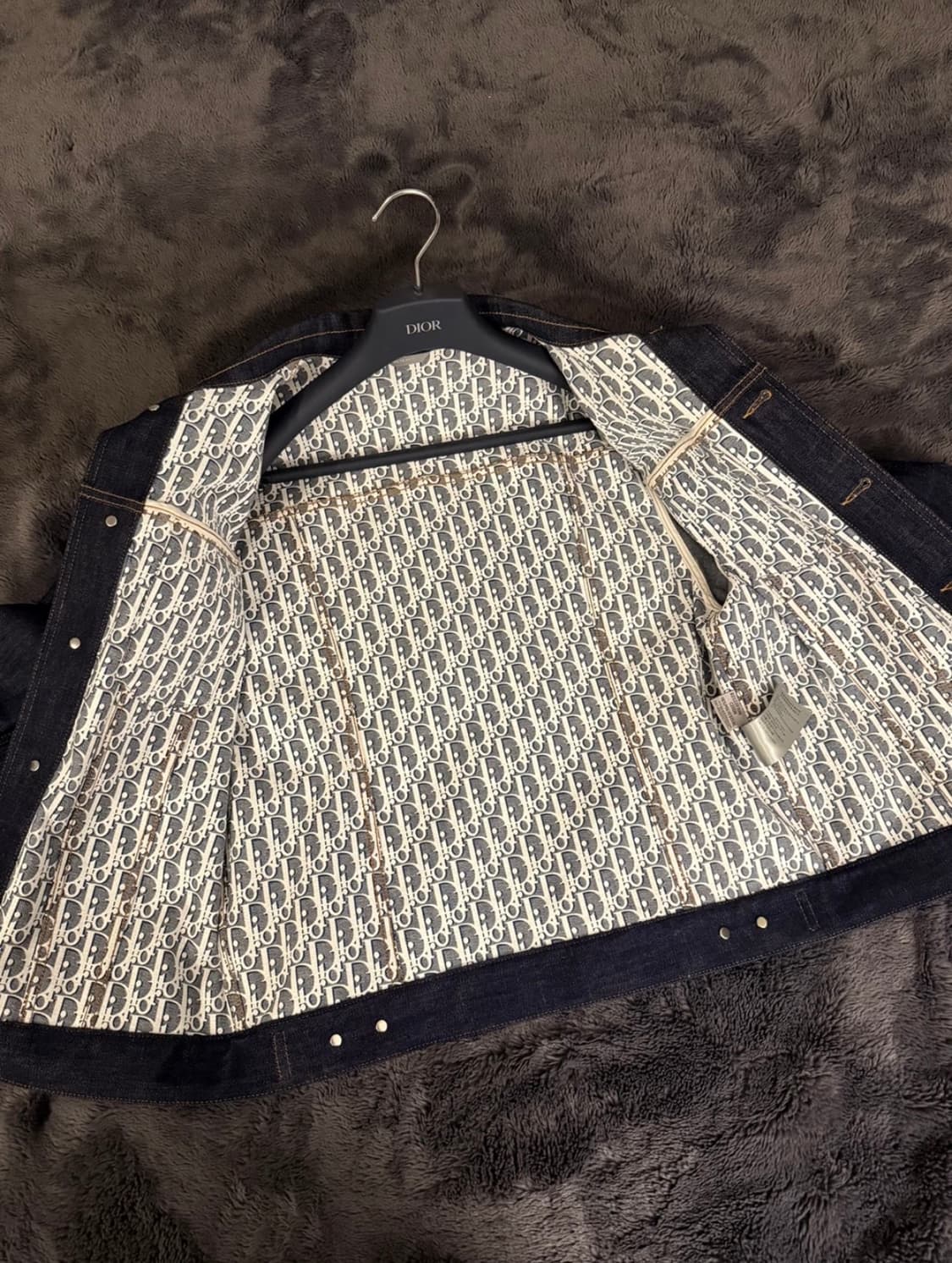디올 오블리크 데님 자켓 52사이즈 상품이미지5
