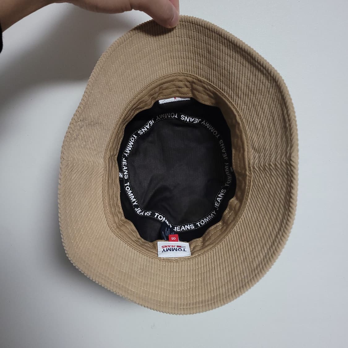 (OS) TOMMY JEANS 타미진스 코듀로이 버킷햇 베이지 상품이미지2