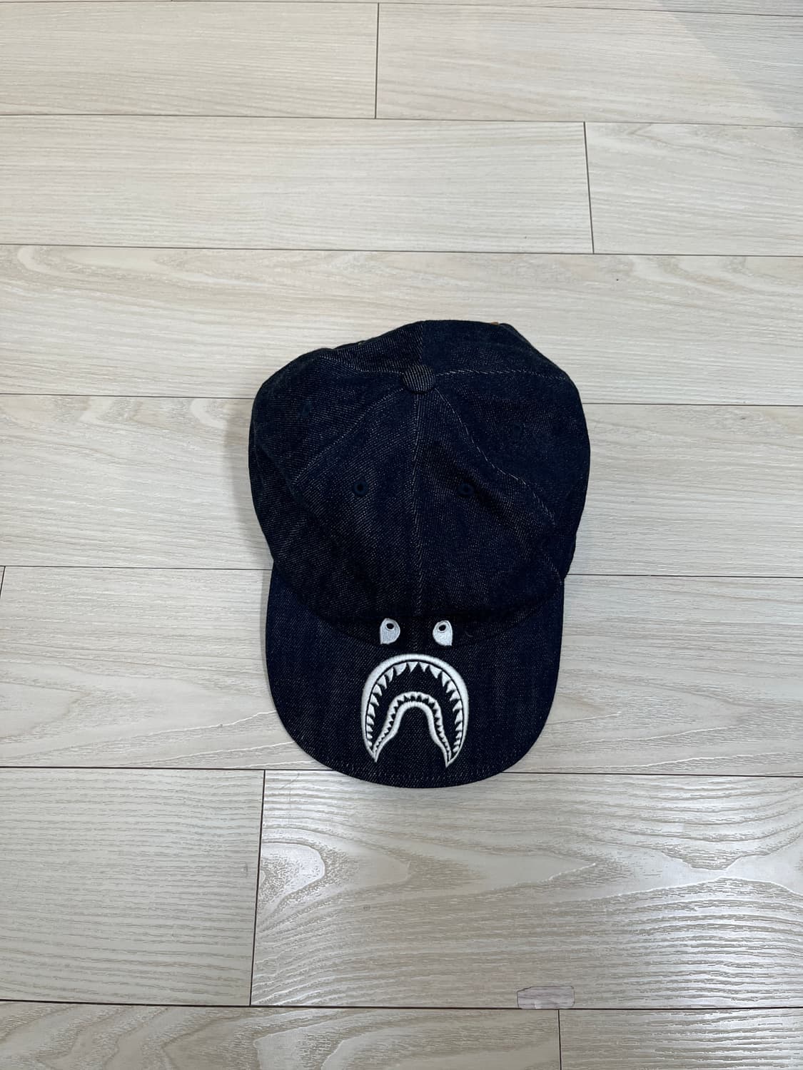 베이프 bape 데님 샤크 볼캡 상품이미지1