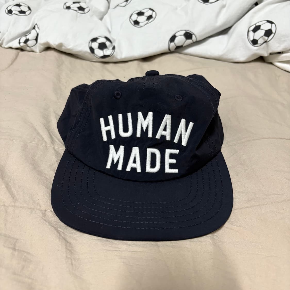 휴먼 메이드 5 패널 나일론 캡 네이비   상품이미지1