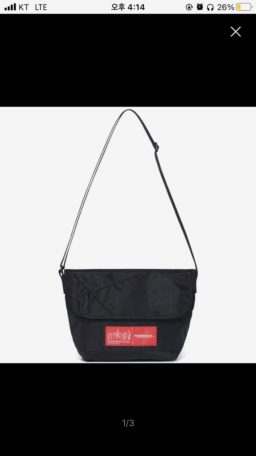 노메뉴얼 NM xMP mini meesenger bag- WASH ED  상품이미지1