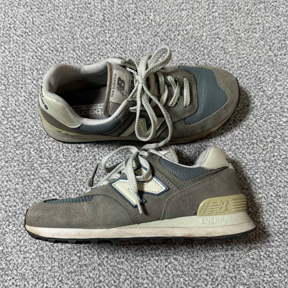 [정가 14만원] 뉴발란스 574 그레이 스카이블루 240 상품이미지5