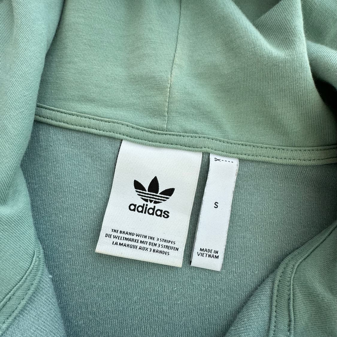 아디다스 민트 코지 벨벳 하프 후드 하프집업 S 상품이미지9