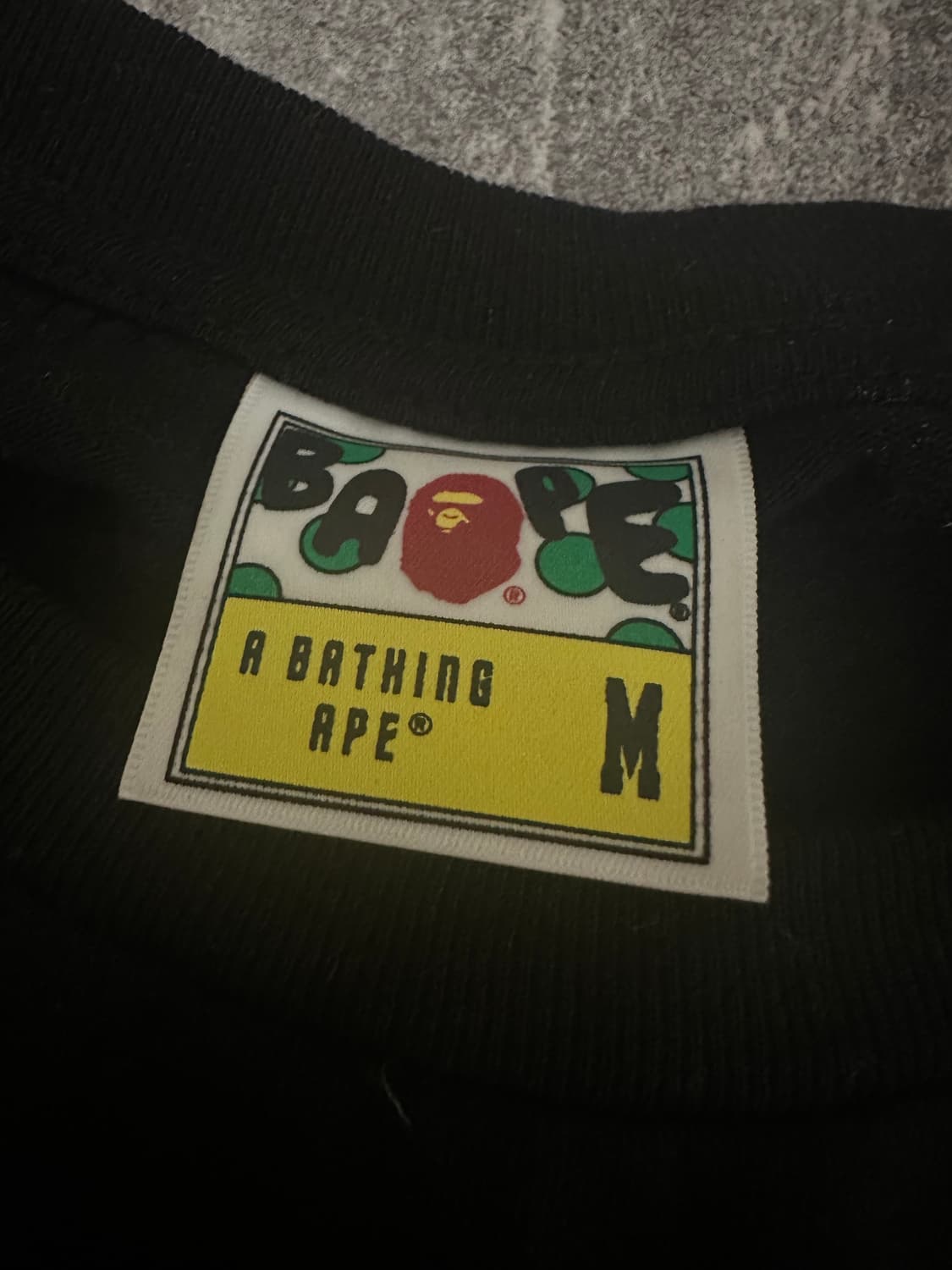 Bape 재팬 한정판 가부키 헤드 롱슬리브 티셔츠 상품이미지3
