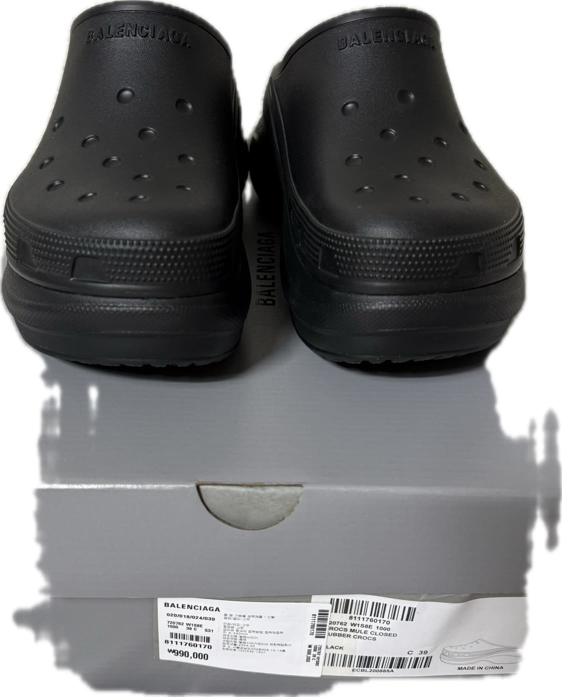 (39c) 발렌시아가 크록스 뮬  상품이미지1