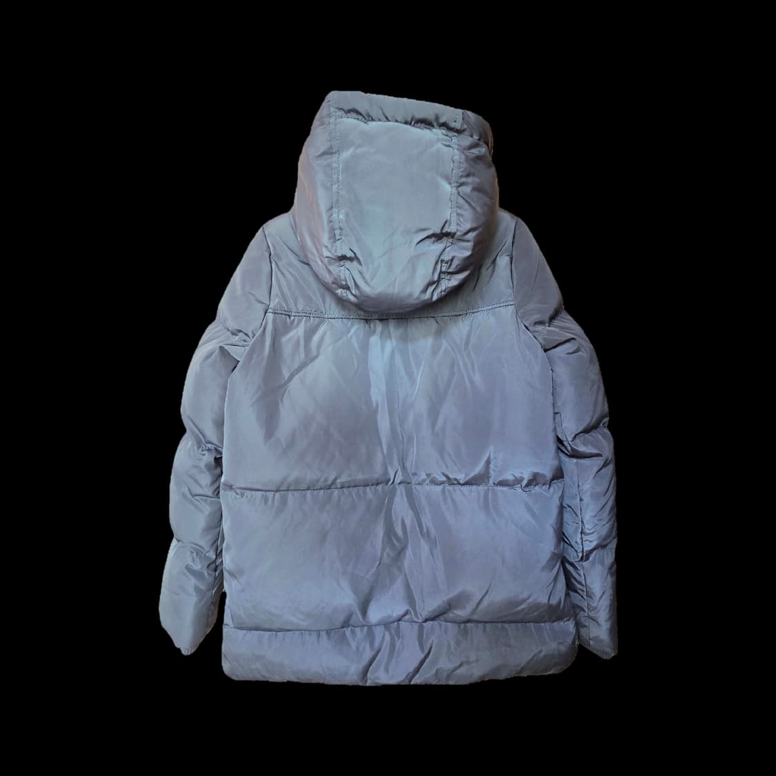 타미 네이비그레이 후드 탈부착 덕다운 패딩 상품이미지2