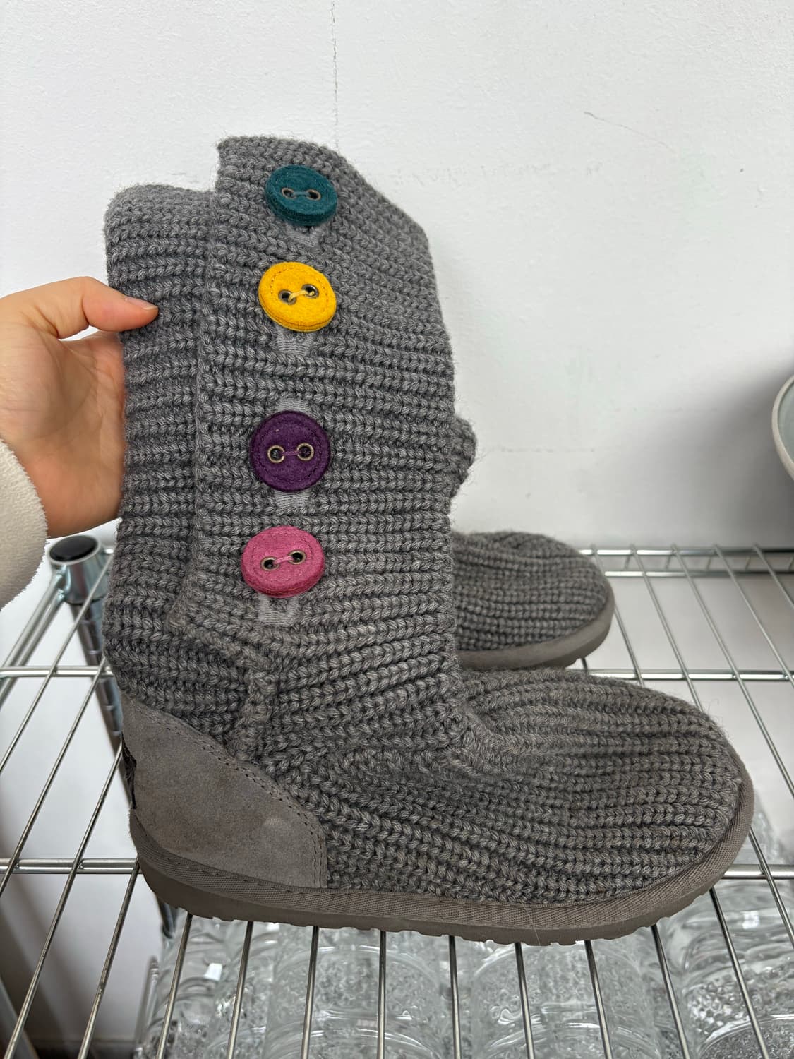 어그 색단추 부츠 상품이미지1