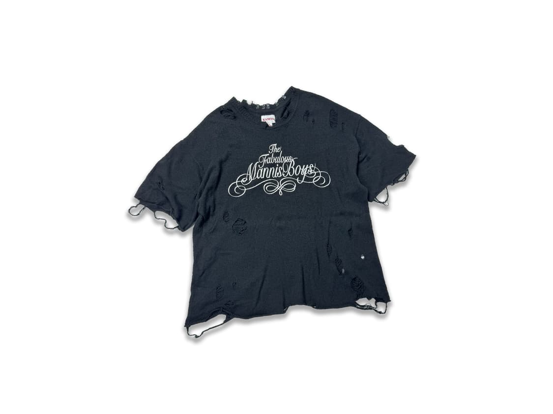 카미야 디스 빅 니트 반팔 상품이미지1