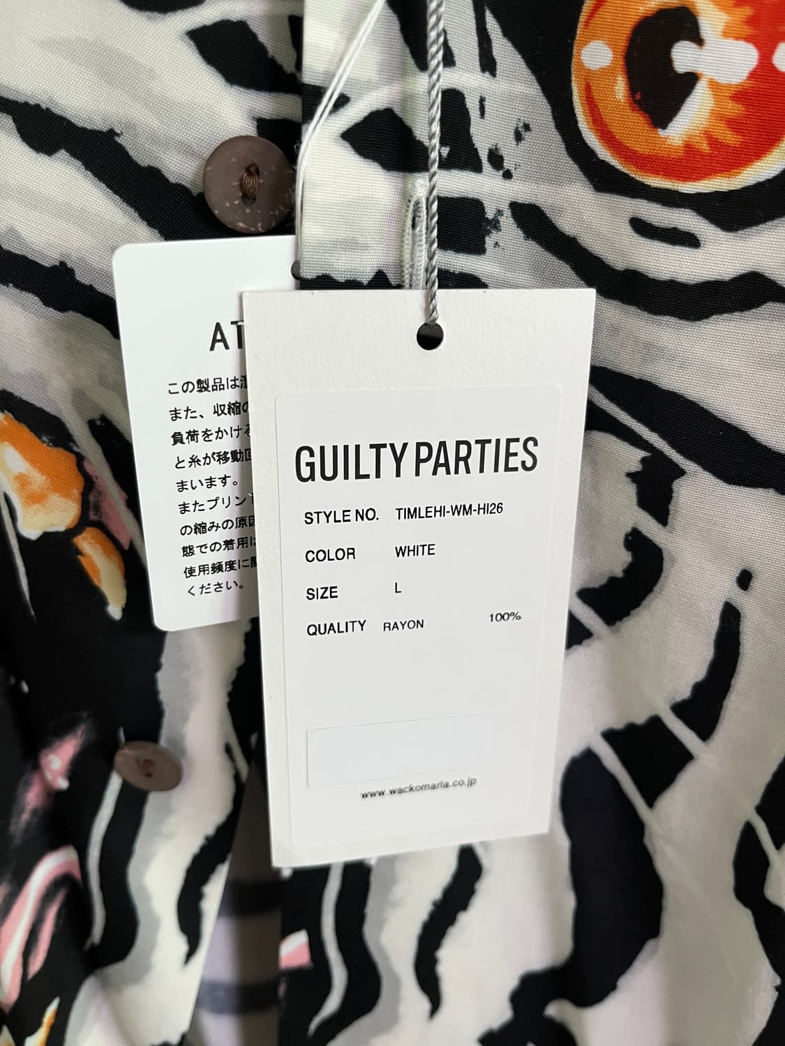 Wacko Maria x Tim Lehi 하와이안 셔츠 상품이미지3