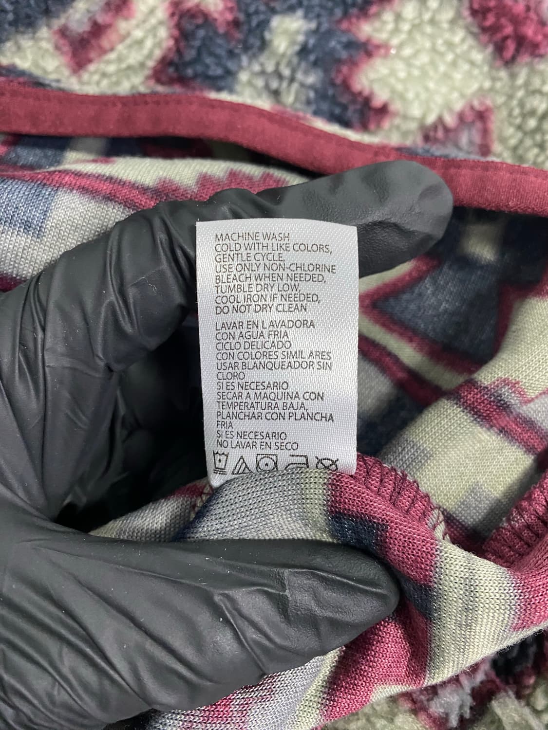 Weatherproof vintage 아즈텍 플리스 풀오버 반집업 L 상품이미지7