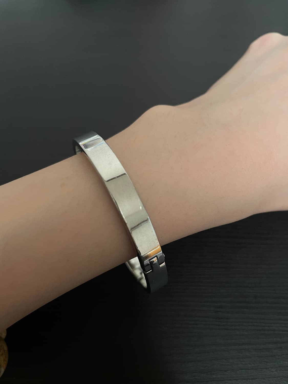 빈티지 오리엔탈 히피 실버 뱅글 팔찌 상품이미지3