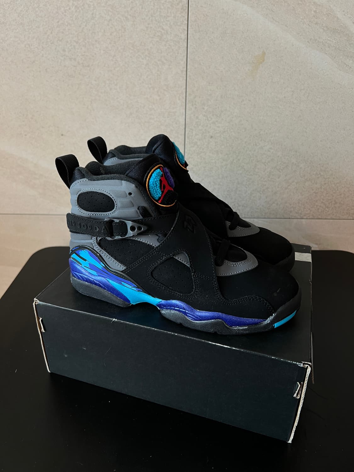 [230mm] 에어 조던 8 레트로 아쿠아 (AQUA) 상품이미지1