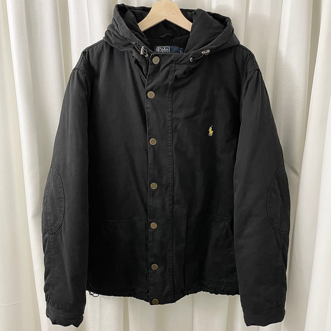 폴로 블랙 후드 자켓 상품이미지2