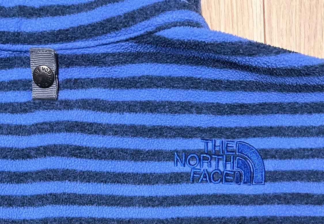 노스페이스 스트라이프 플리스 95 블루 상품이미지3