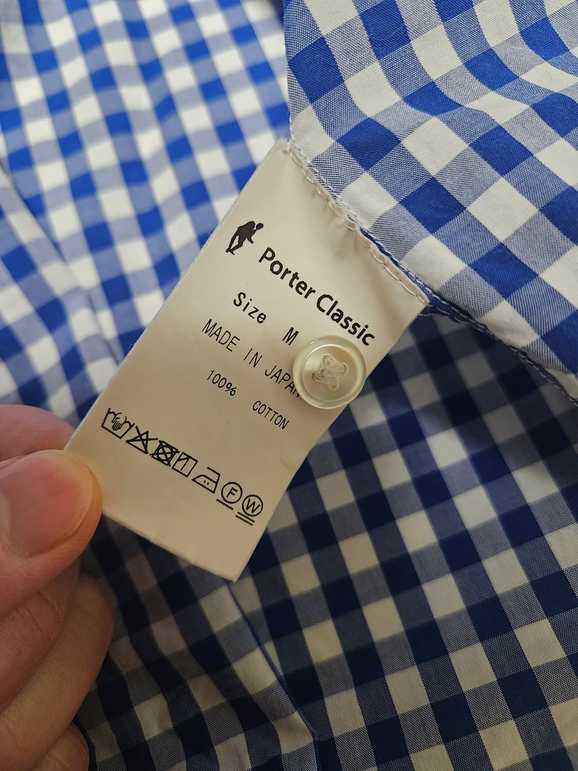 M)포터클래식 롤업 셔츠 네이비 상품이미지5