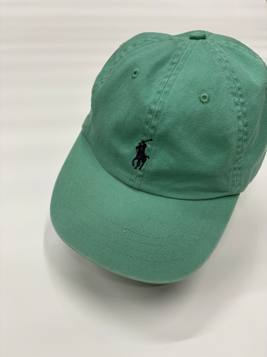 Polo 폴로 랄프로렌 세이지그린 한정판 볼캡 모자 상품이미지2