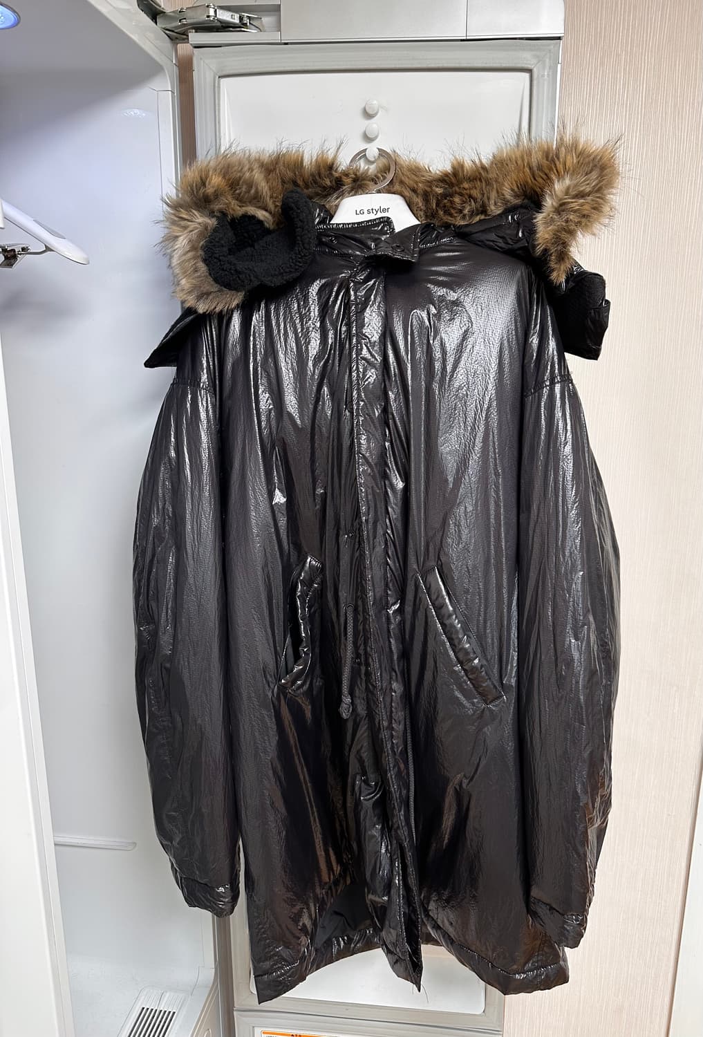 이지 시즌 5 퍼 후드 롱 파카 상품이미지1