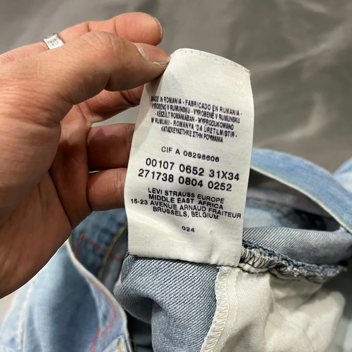  리바이스 엔지니어드진 데님 팬츠 y14572 상품이미지9