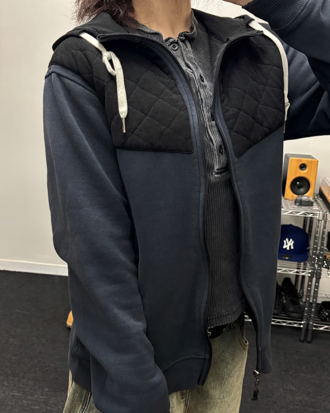 할리데이비슨 00s 패치 디테일 후드집업 상품이미지2