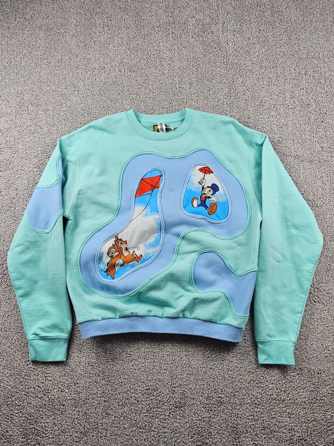 디즈니 미키 아플리케 커스텀 맨투맨 스웻 셔츠 ( XL ) / 9320 상품이미지3