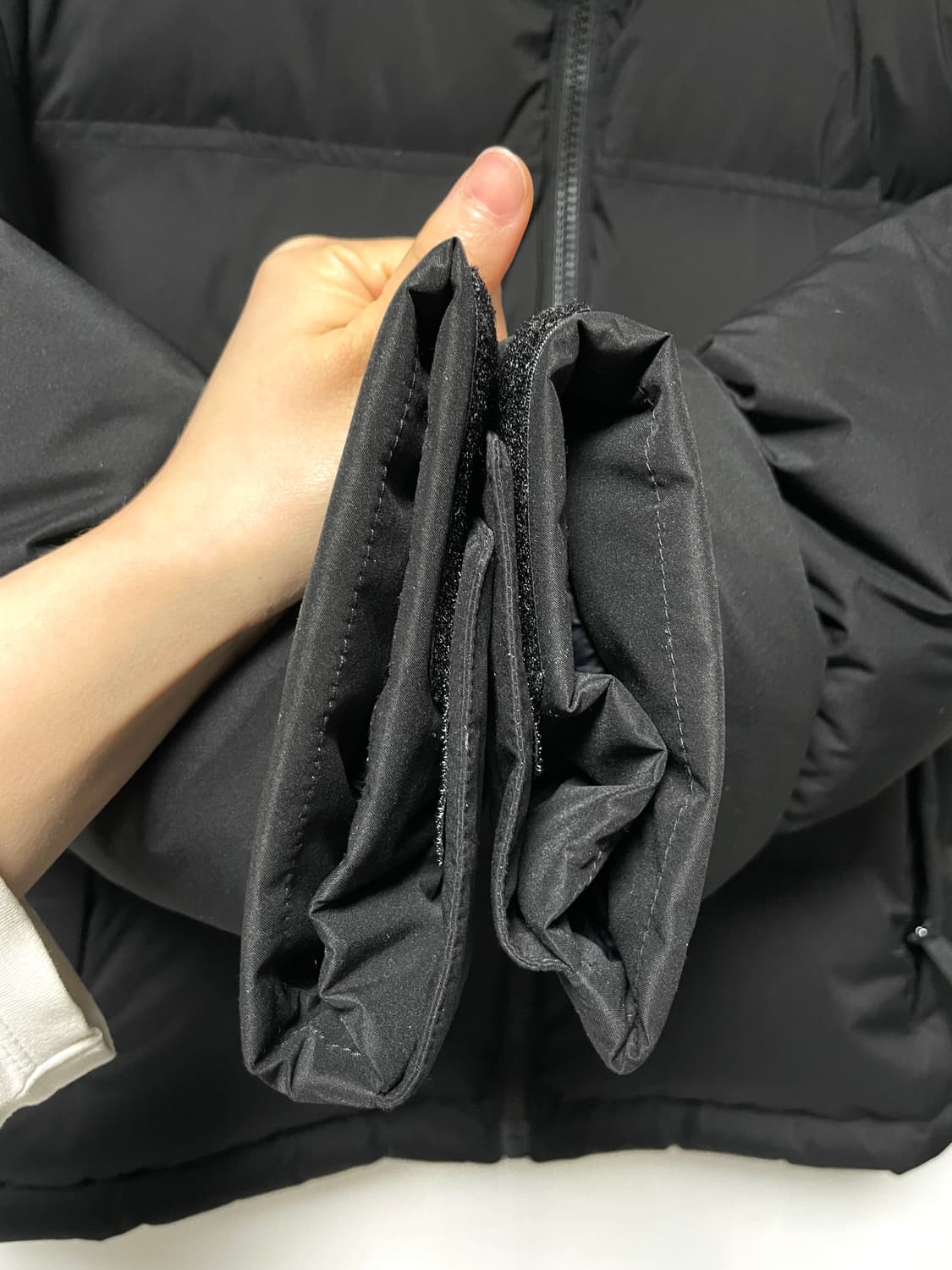 노스페이스 네오 눕시 에코 구스 다운 패딩 _ 블랙 L 100 상품이미지6