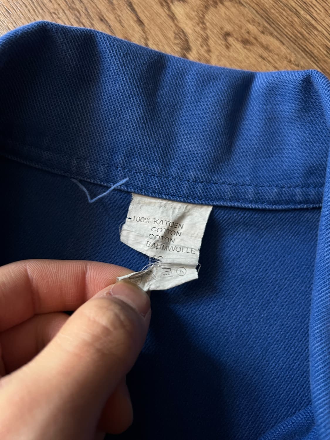 [M]90's 빈티지 3포켓 트윌코튼 프렌치 워크 자켓 상품이미지2