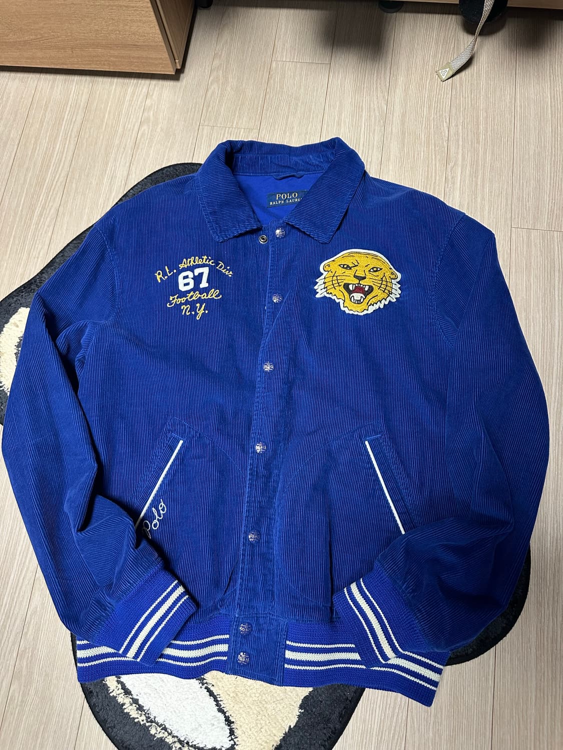 폴로 랄프로렌 코듀로이 타이거 바시티 L 상품이미지1