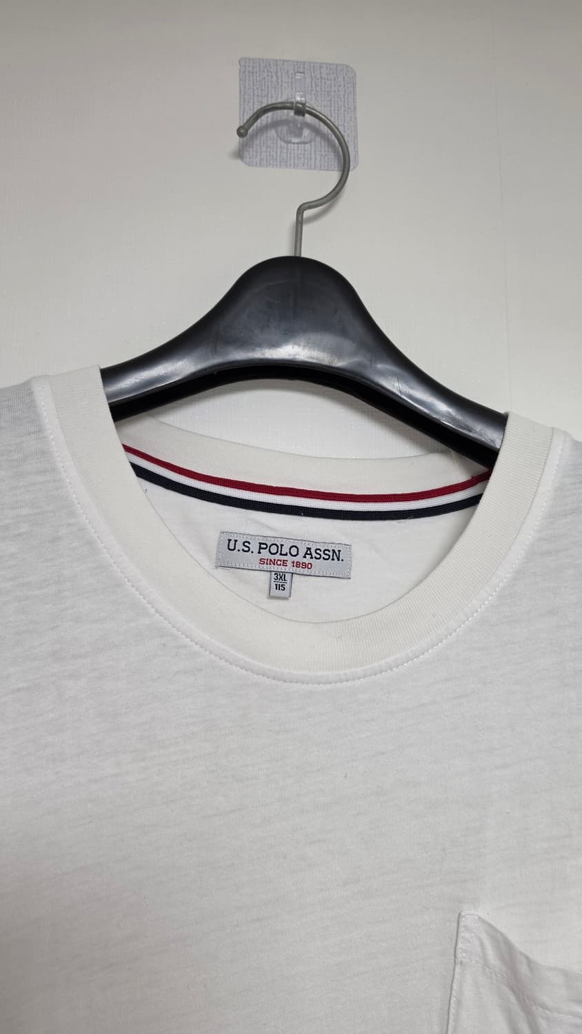 U.S. POLO ASSN. 포켓 반팔 티셔츠 화이트 상품이미지3