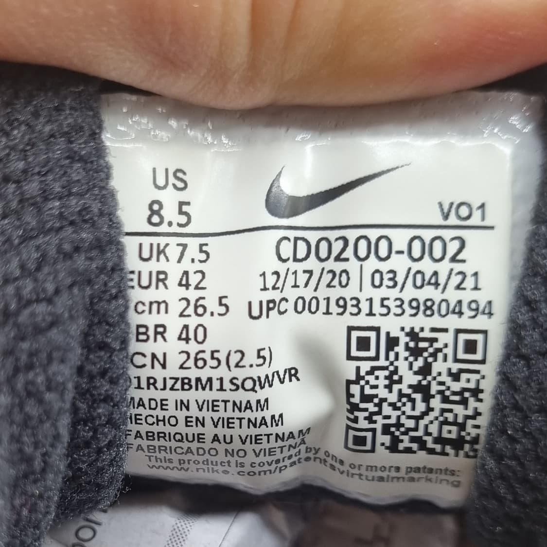 나이키 리뉴 퓨전 남성트레이닝화265 상품이미지6