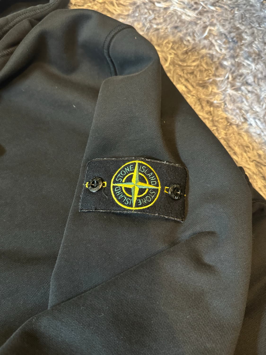 스톤아일랜드 후드집업 블랙 M 상품이미지3