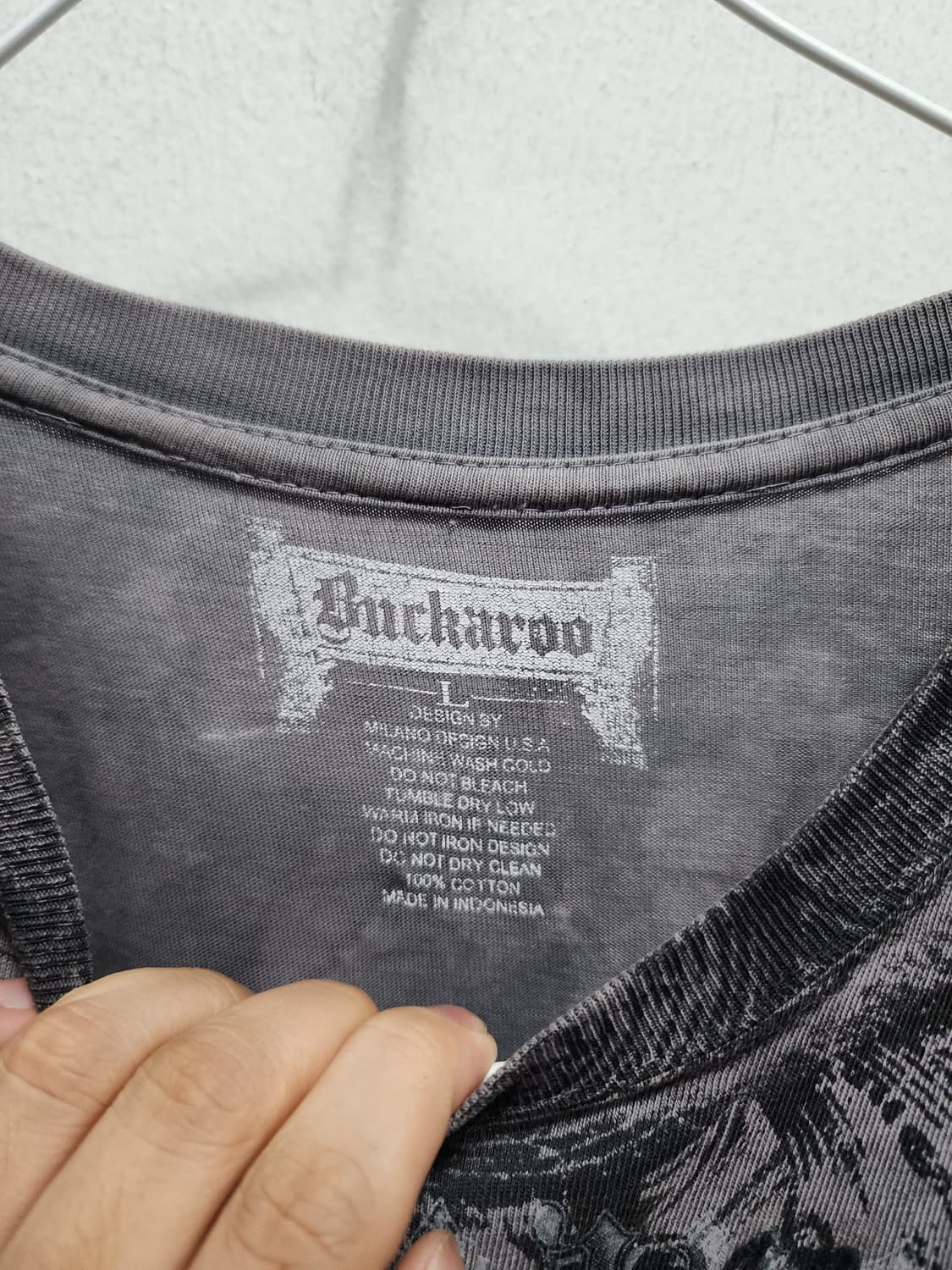 Buckaroo 자수로고 긴팔 티셔츠 상품이미지5