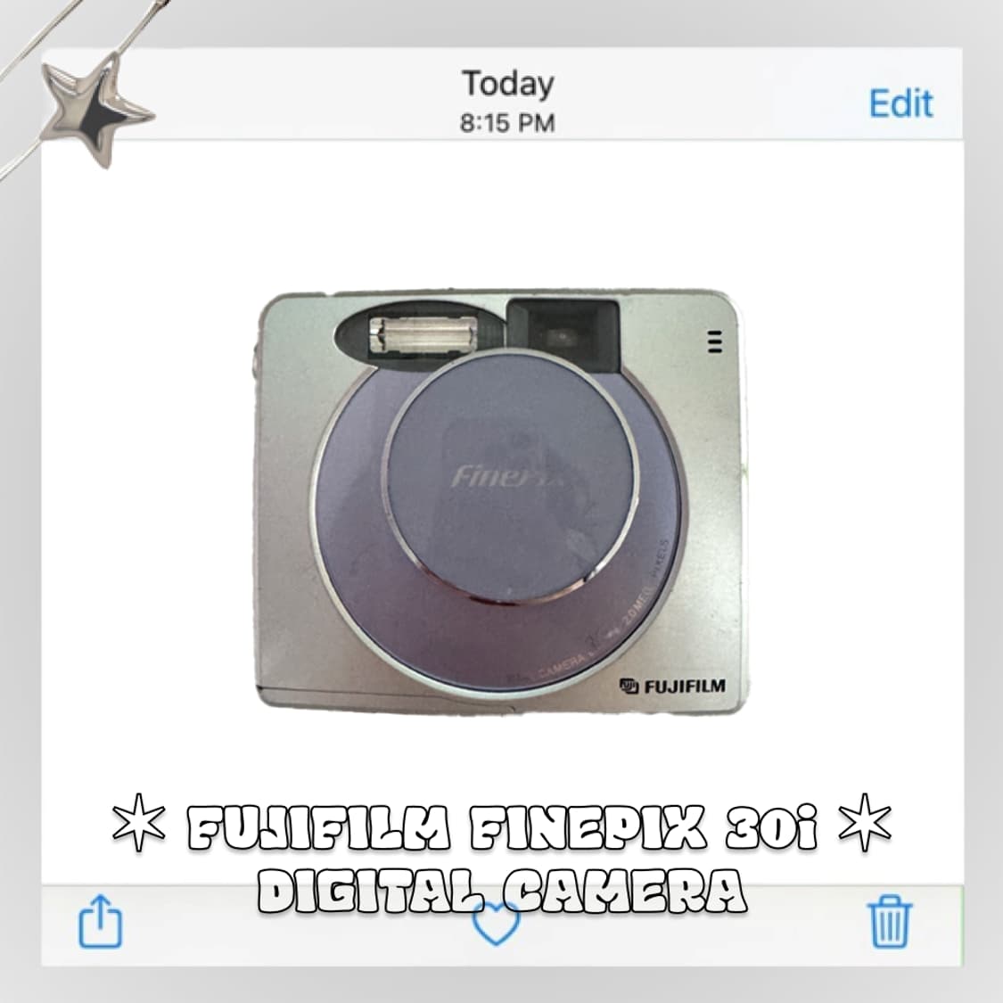 후지필름 파인픽스 30i 빈티지 디카 블루 상품이미지2