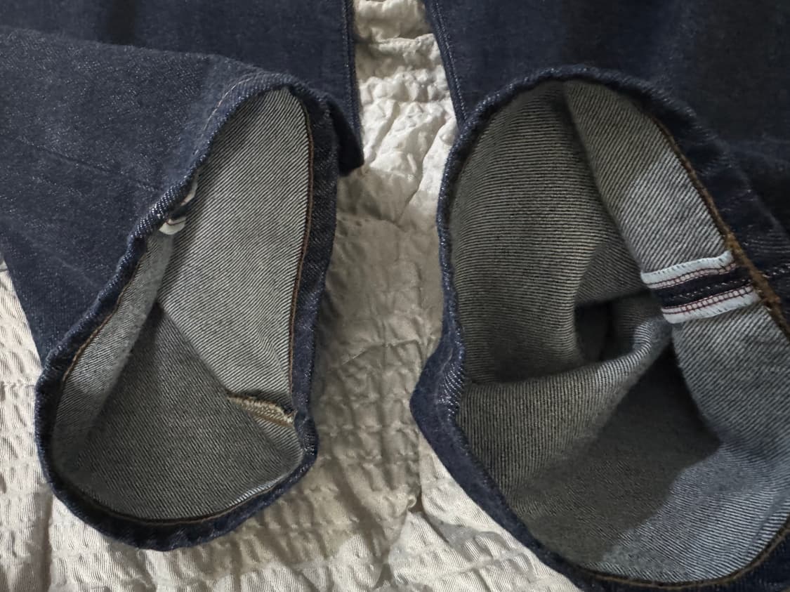 포터리 원워시드 스트레이트 데님 블루2 0사이즈 상품이미지3