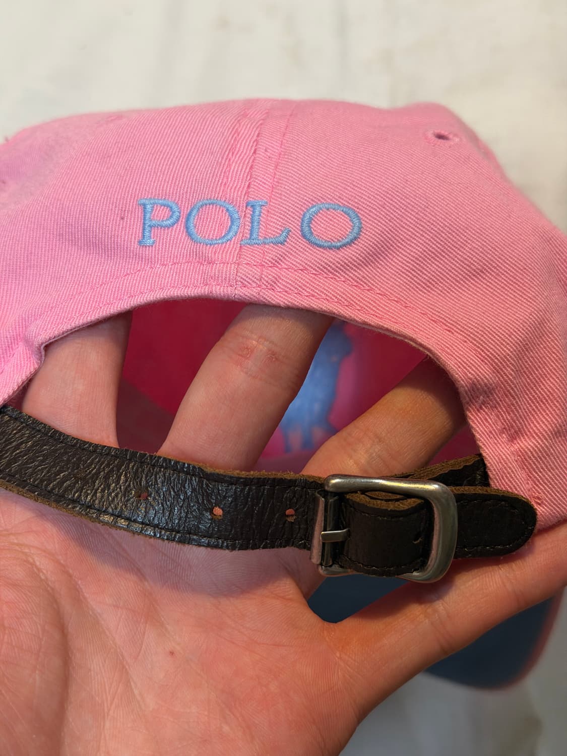 폴로 랄프로렌 빅포니 볼캡 베이비핑크 상품이미지2