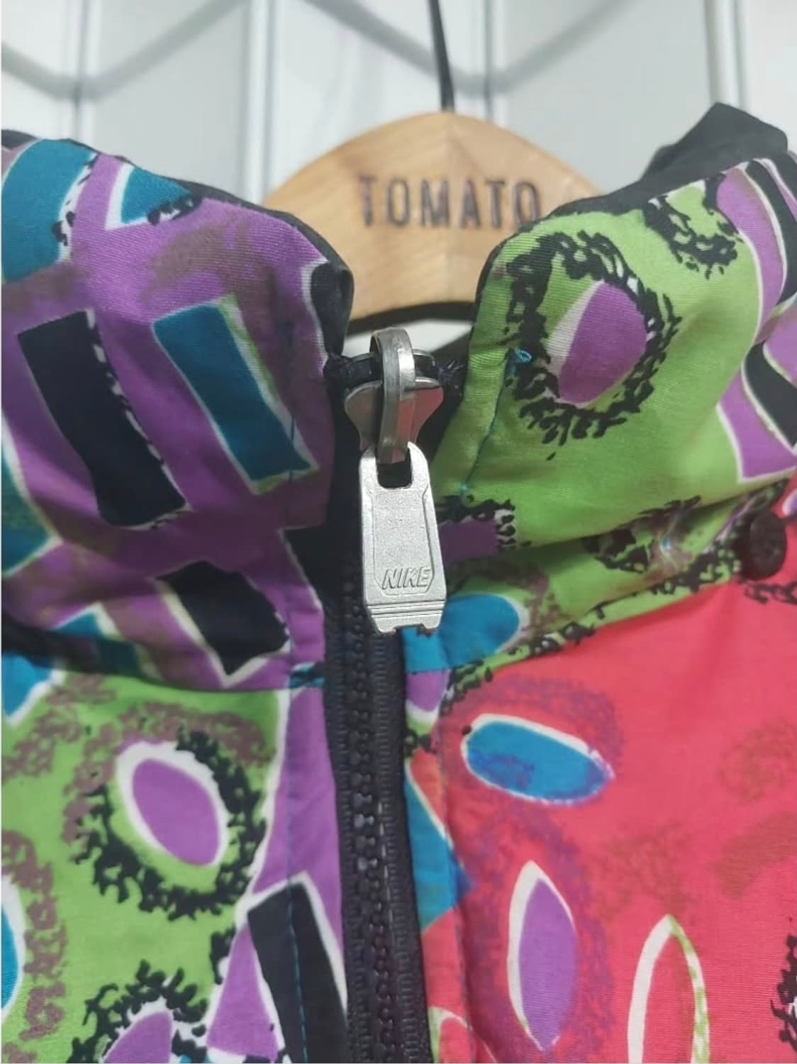 90's 삼나 나이키 리버시블 올드스쿨 푸퍼 패딩 L 상품이미지2