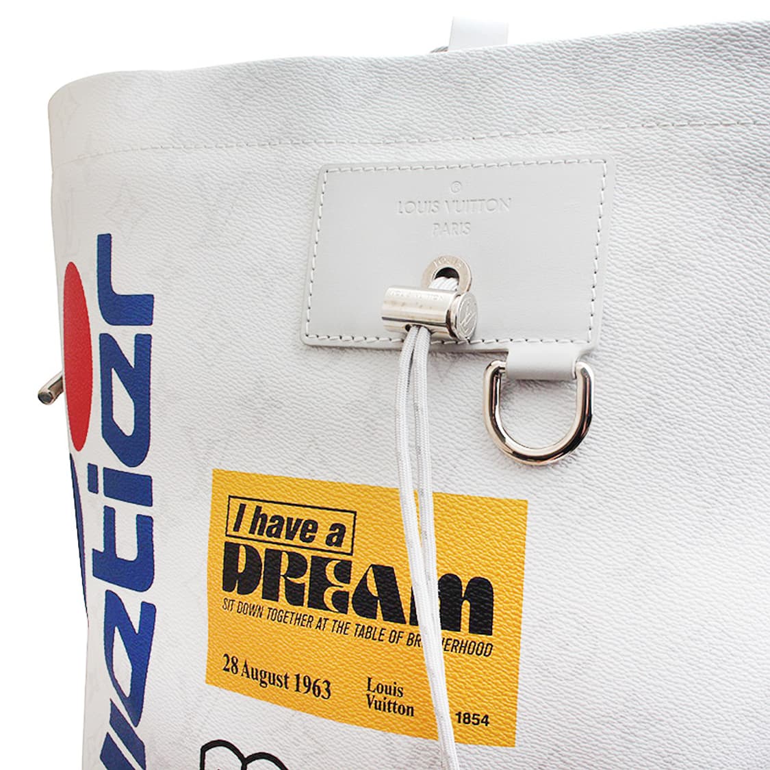 루이비통 모노그램 라이트그레이 프린트 레더 백팩 상품이미지6