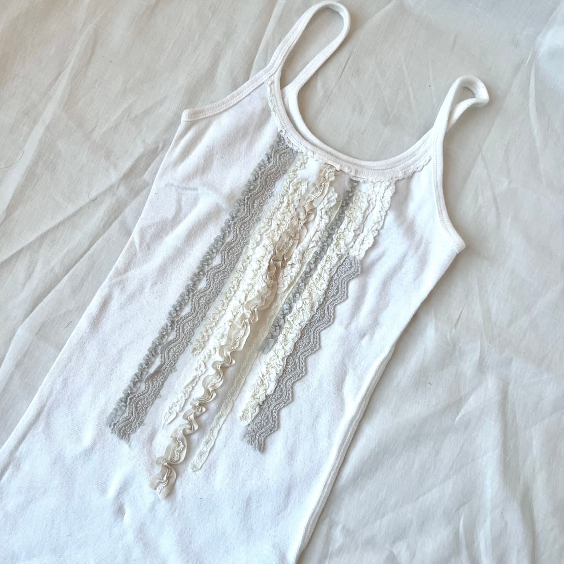 Abecrombie frill silm top 상품이미지4