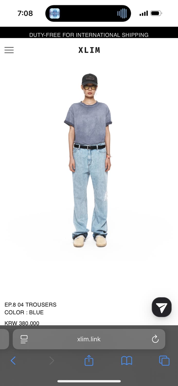 Xlim ep8 04 trousers XL size 상품이미지2