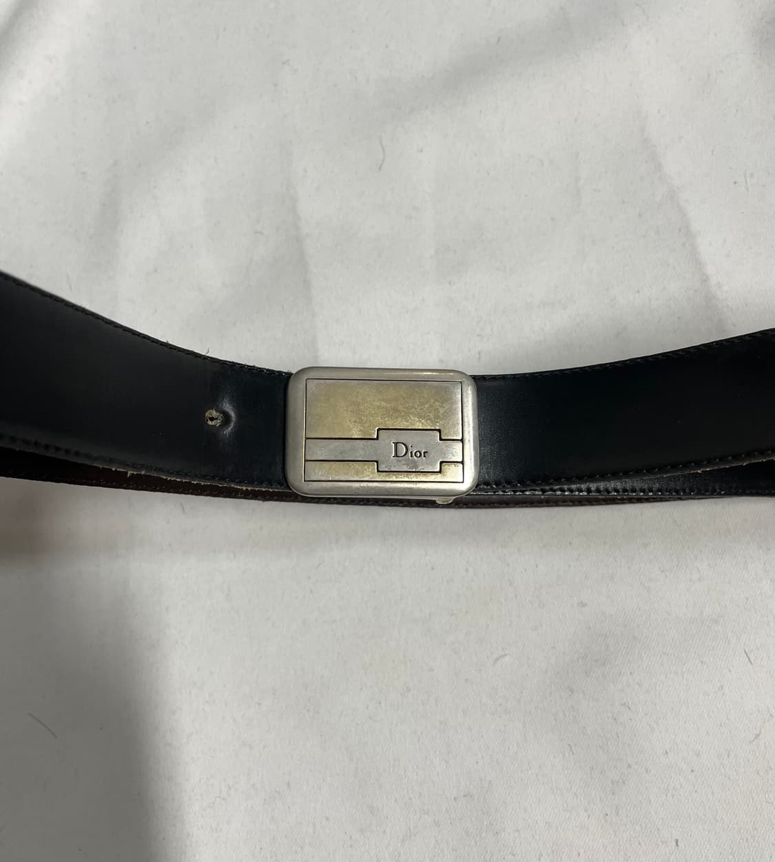 80‘s Dior 리버시블 레더 벨트 상품이미지4
