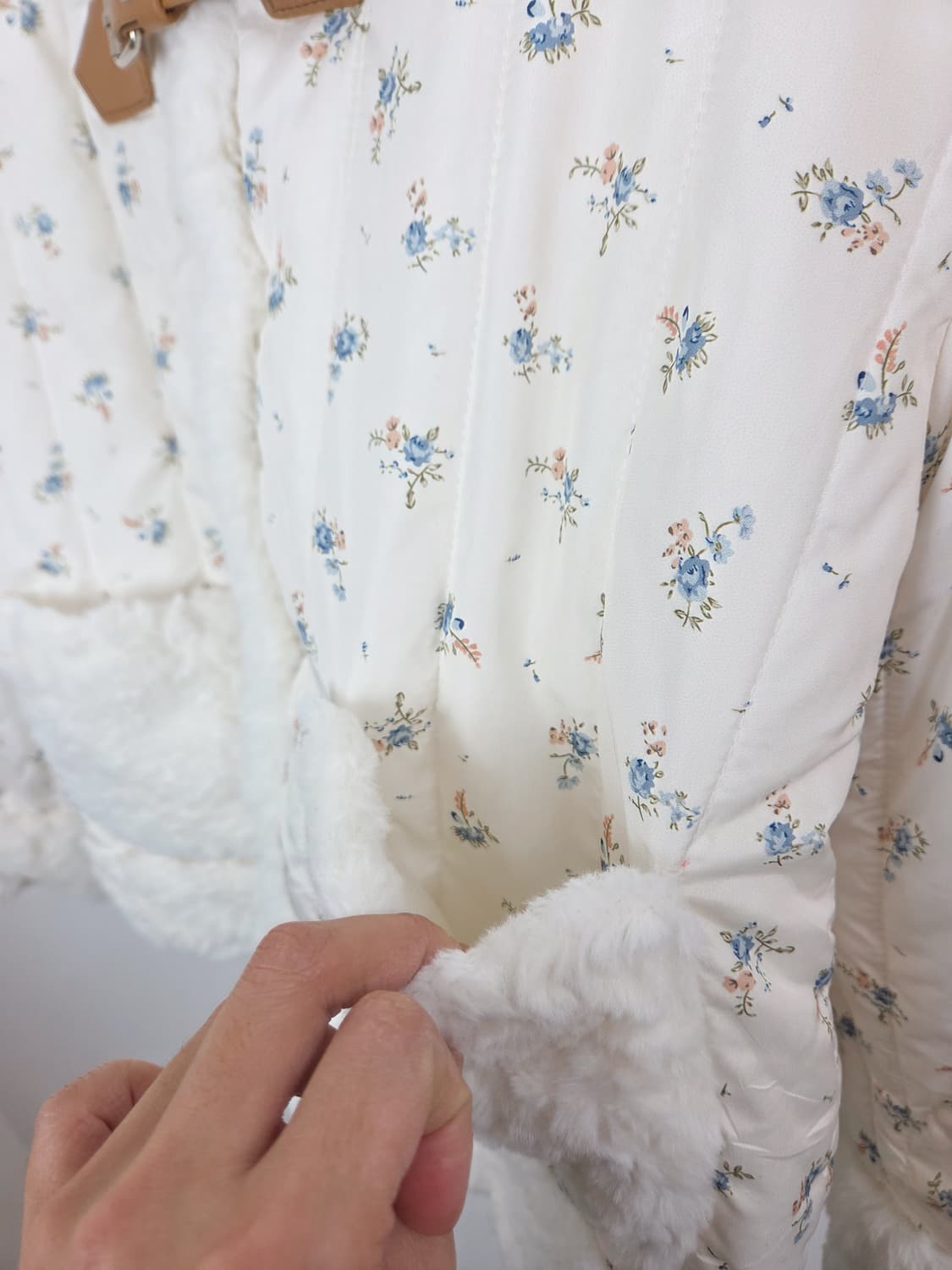 잔꽃 퍼 리버시블 자켓 상품이미지4