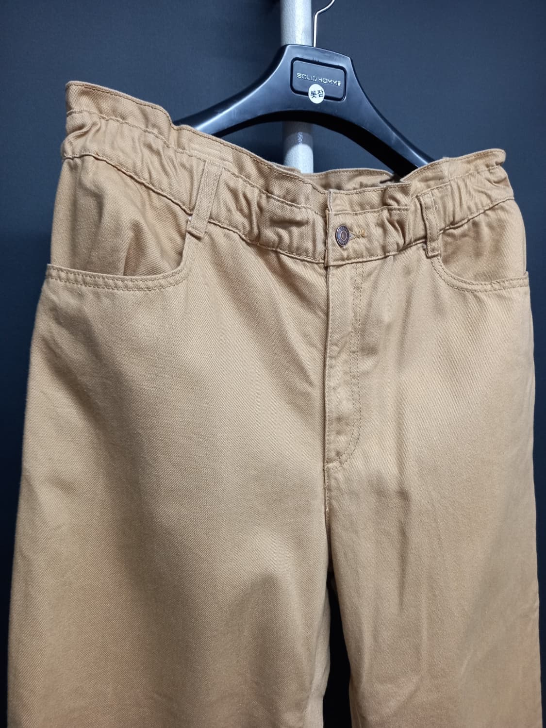 새 갤러리아 춘추 베이지 스웻팬츠 빅싸이즈 88 상품이미지4