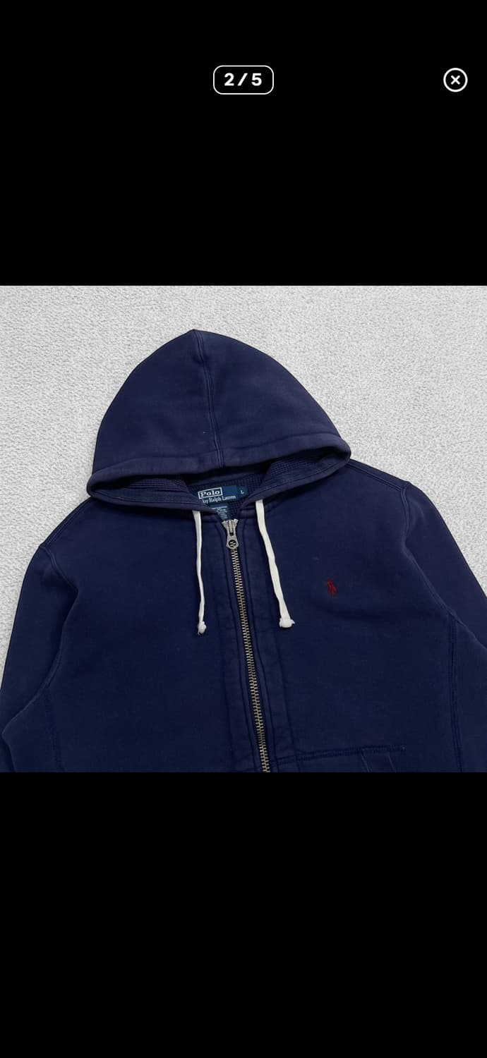 폴로 네이비 후드집업  상품이미지2
