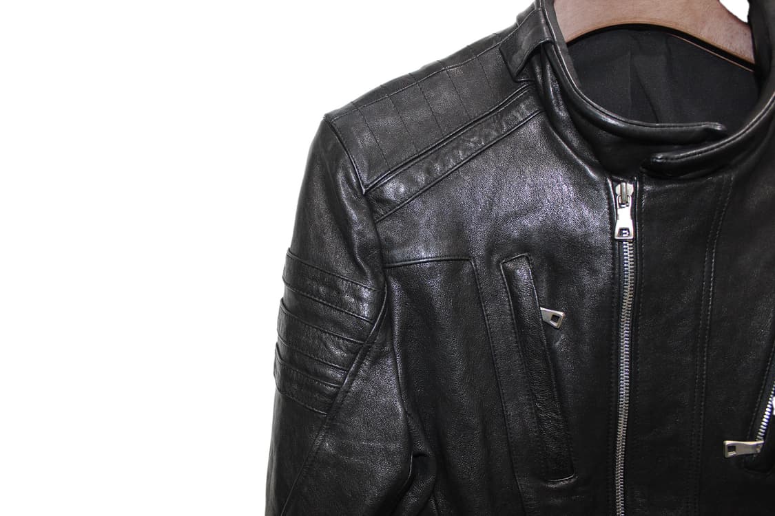 2000s JAPAN 램스킨 싱글 레더 자켓 상품이미지2