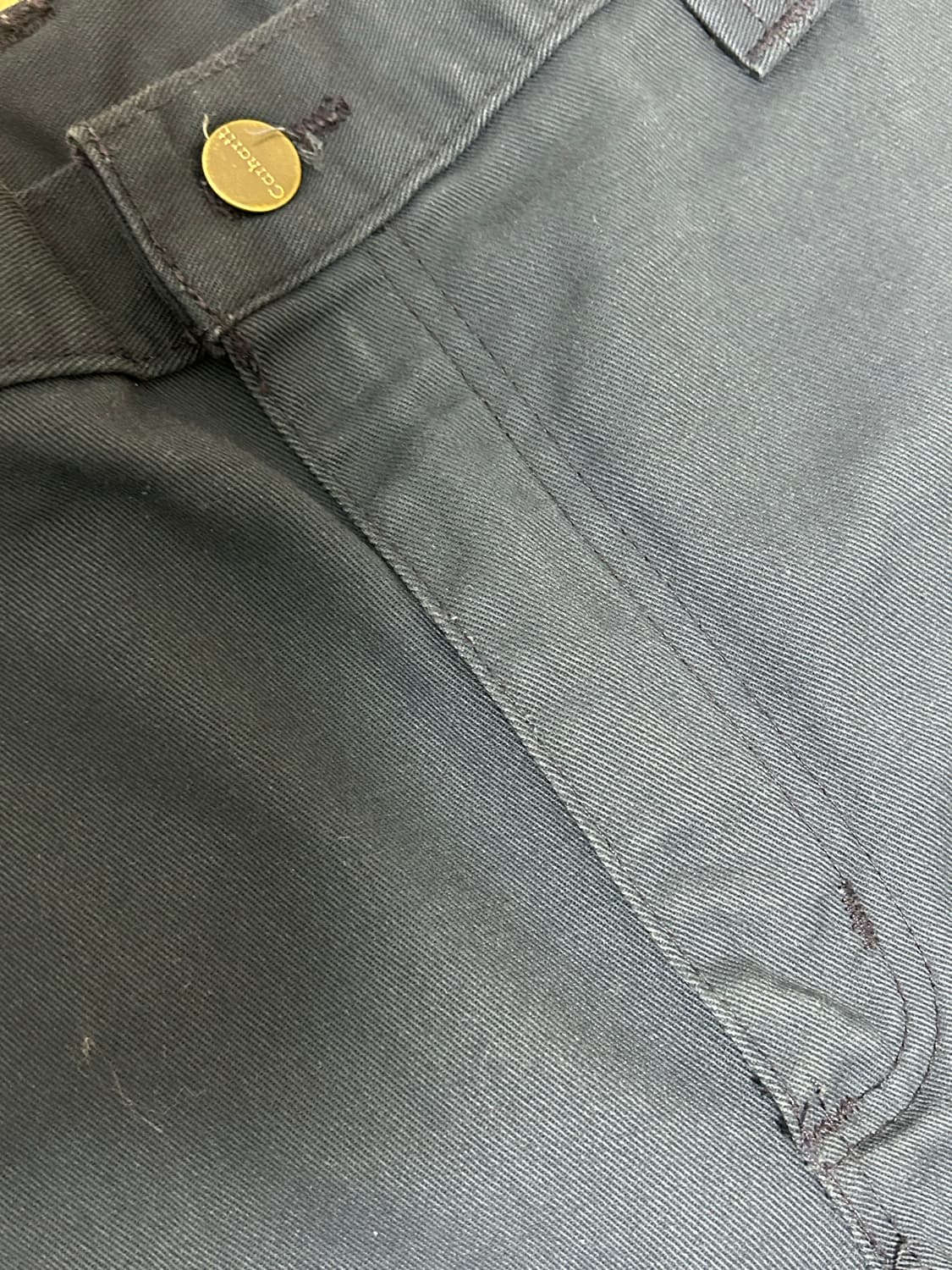 칼하트 네이비 릴렉스드핏 블렌디드 트윌 워크팬츠 상품이미지3