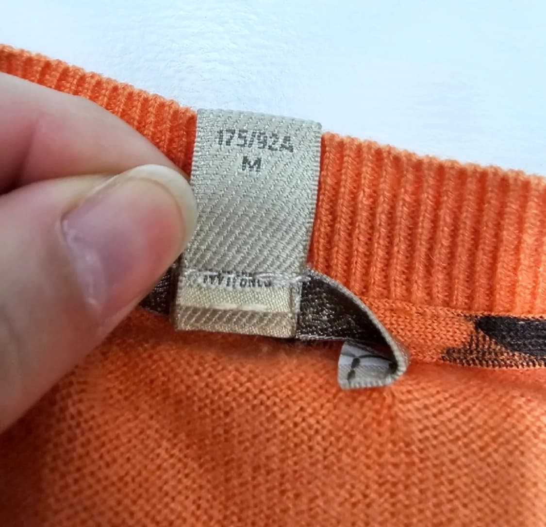 버버리 브릿 오렌지 가디건 ~77 상품이미지8