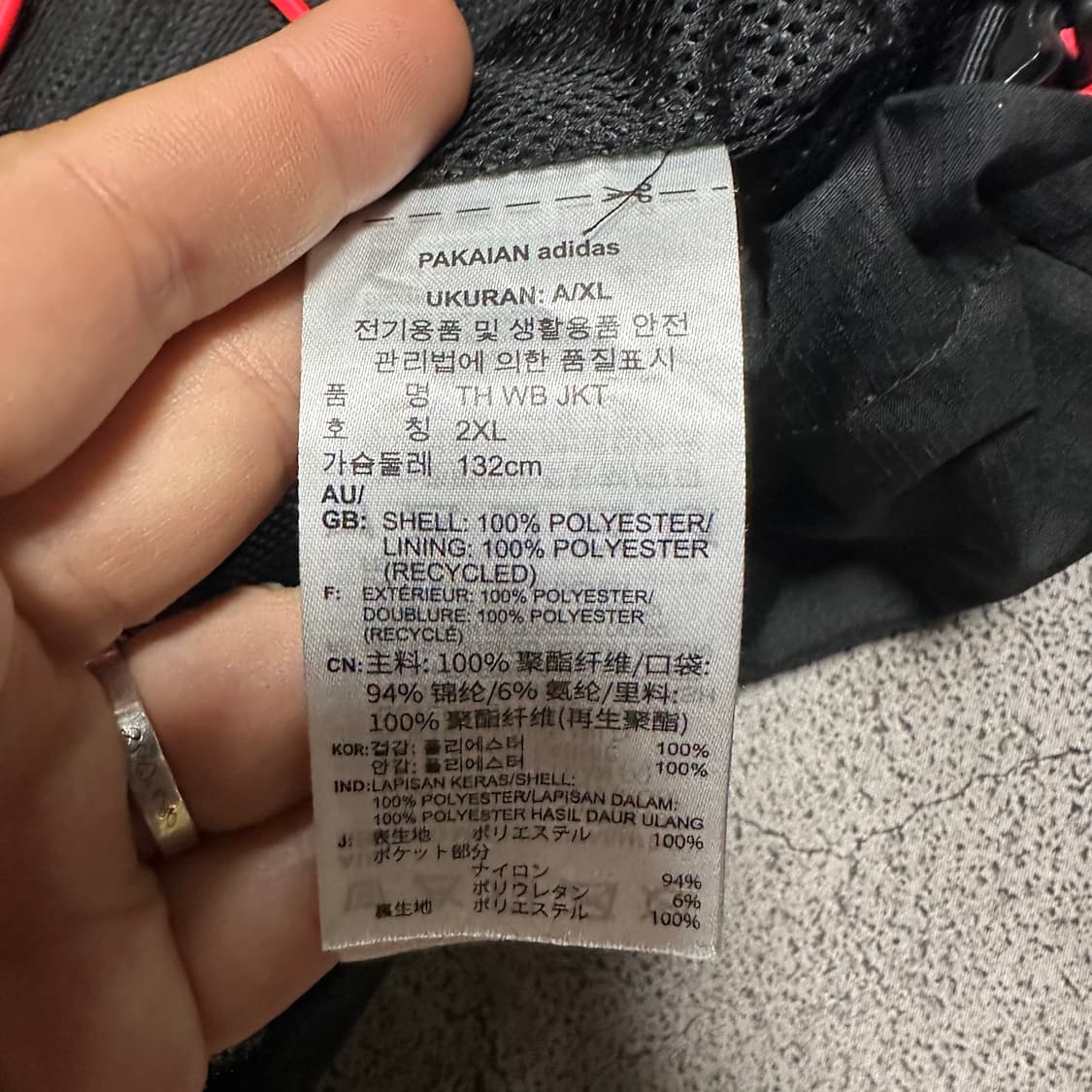 ✨ (바배) 아디다스 멀티포켓 블랙 바람막이  상품이미지5
