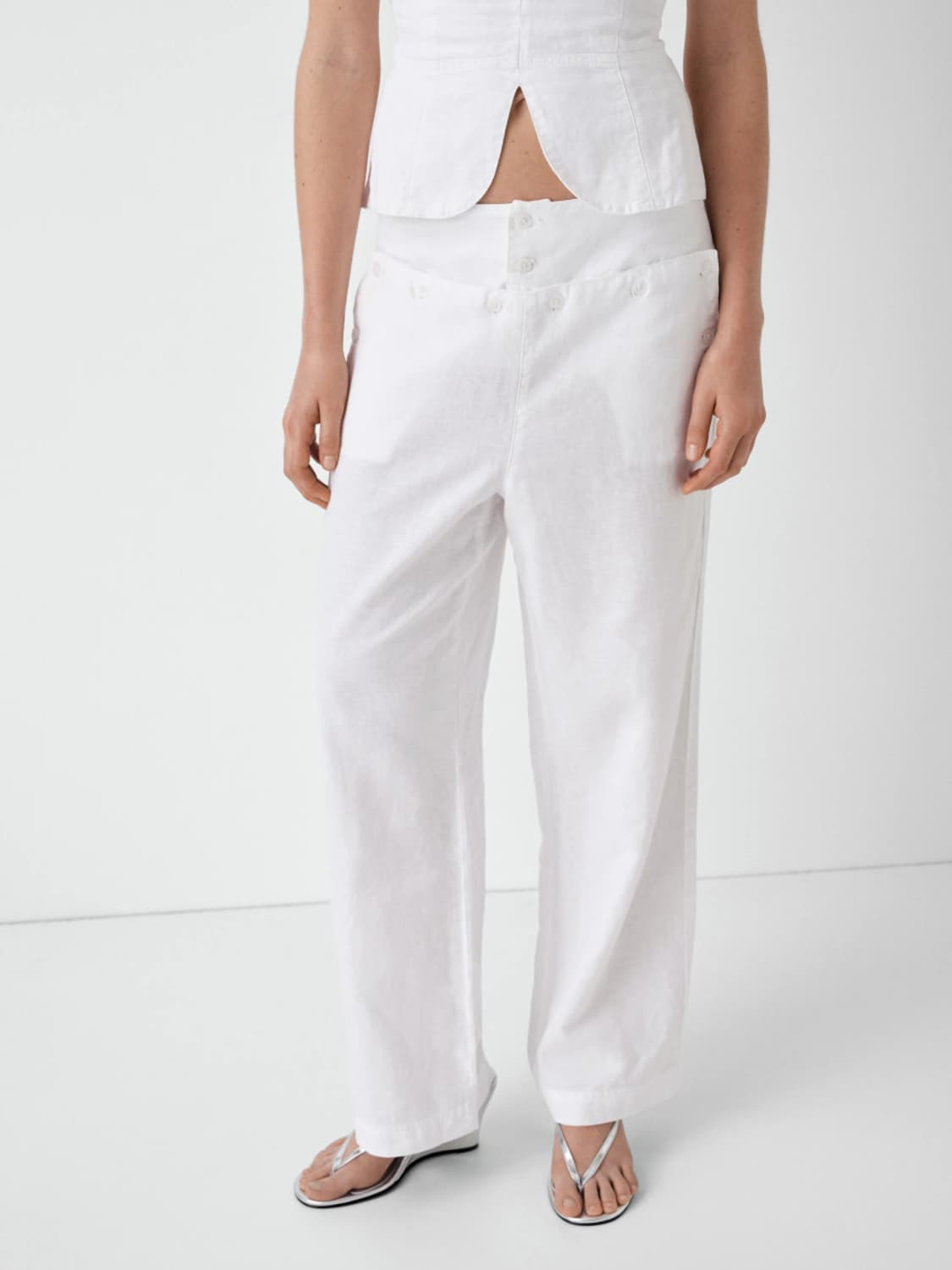 [36,38]기마구아스 ANNA 팬츠/화이트 상품이미지2