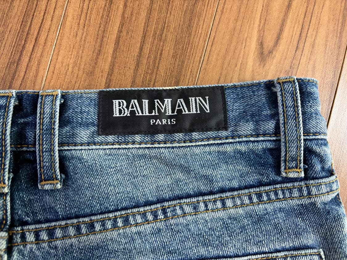 balmain 4-zipper biker jeans 상품이미지7