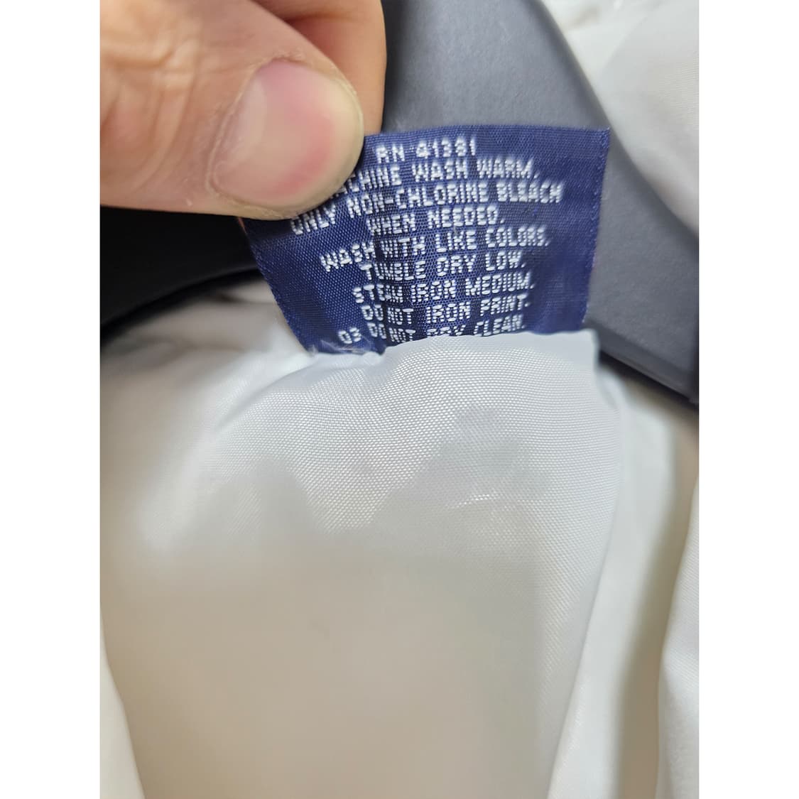 택포// 폴로랄프로엔 화이트 성조기 눕시 패딩 상품이미지3